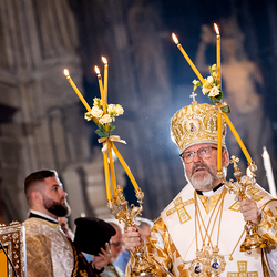 byzantinisches Pontifikalamt Stephansdom / Erzdiözese Wien/ Schönlaub byzantinisches Pontifikalamt Stephansdom